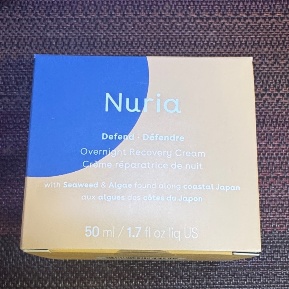Nuria Overnight Recovery Cream